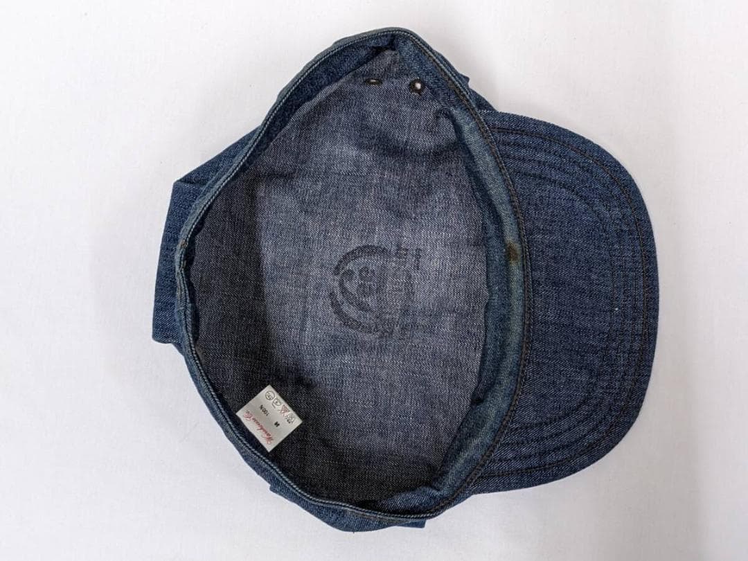 ウエアハウス×リー/デニムキャスケット/サイド鳩目/裏地ステンシル