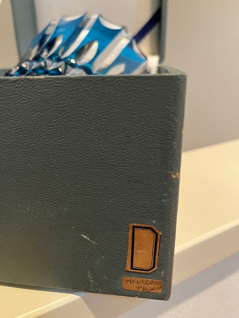 値下げ中Saint Louis フランス製　クリスタルガラス 花瓶 アンティーク