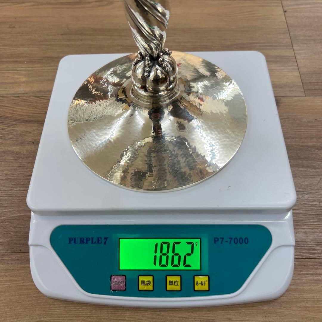 ジョージジェンセン最高峰Sterling純銀グレープボウル　1862g共箱チニチ