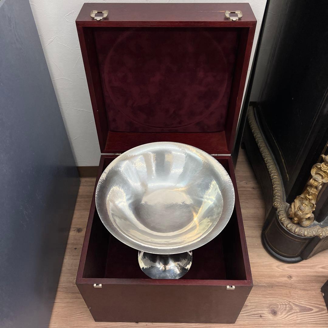 ジョージジェンセン最高峰Sterling純銀グレープボウル　1862g共箱チニチ