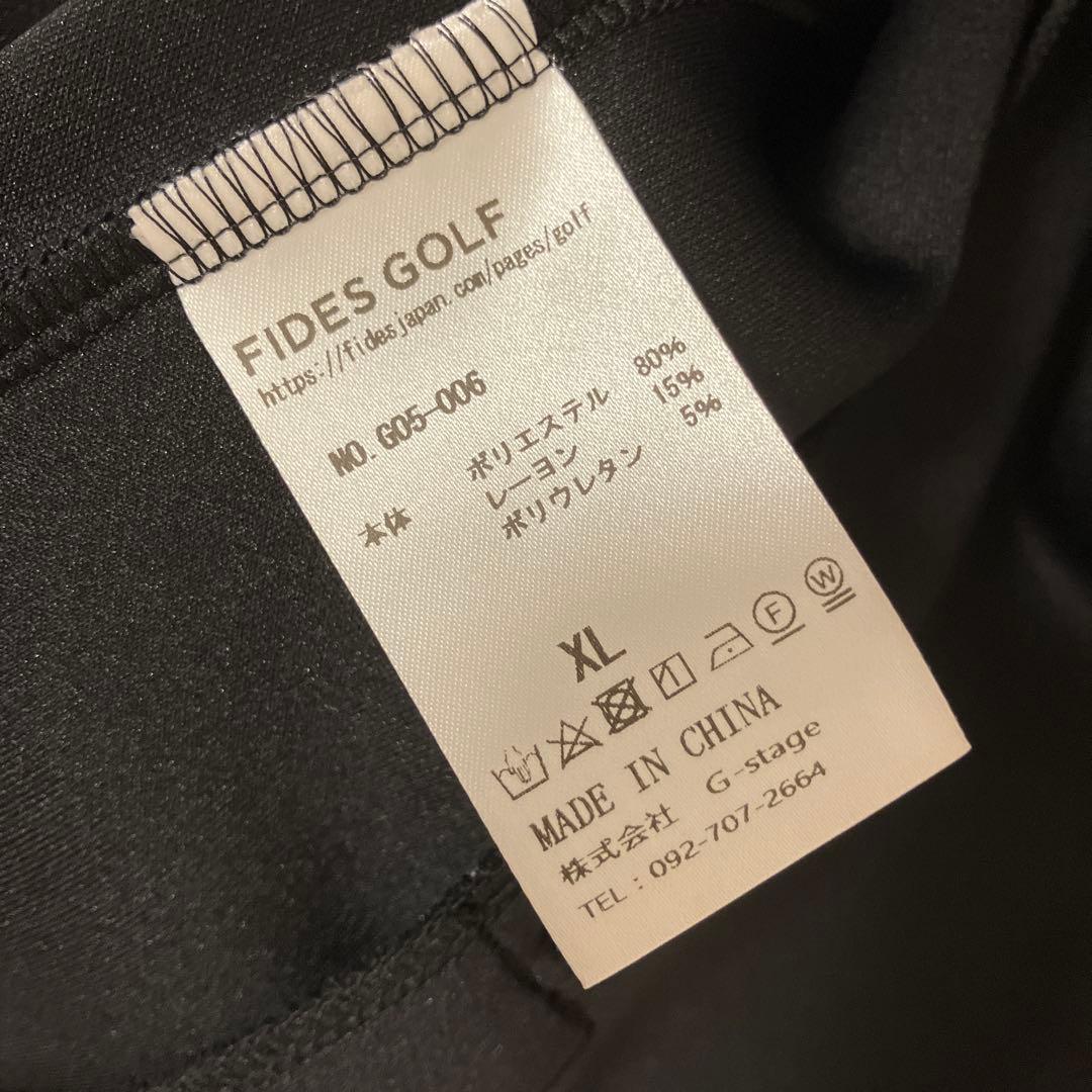 FIDES GOLF ブラック フルジップジャケットXL