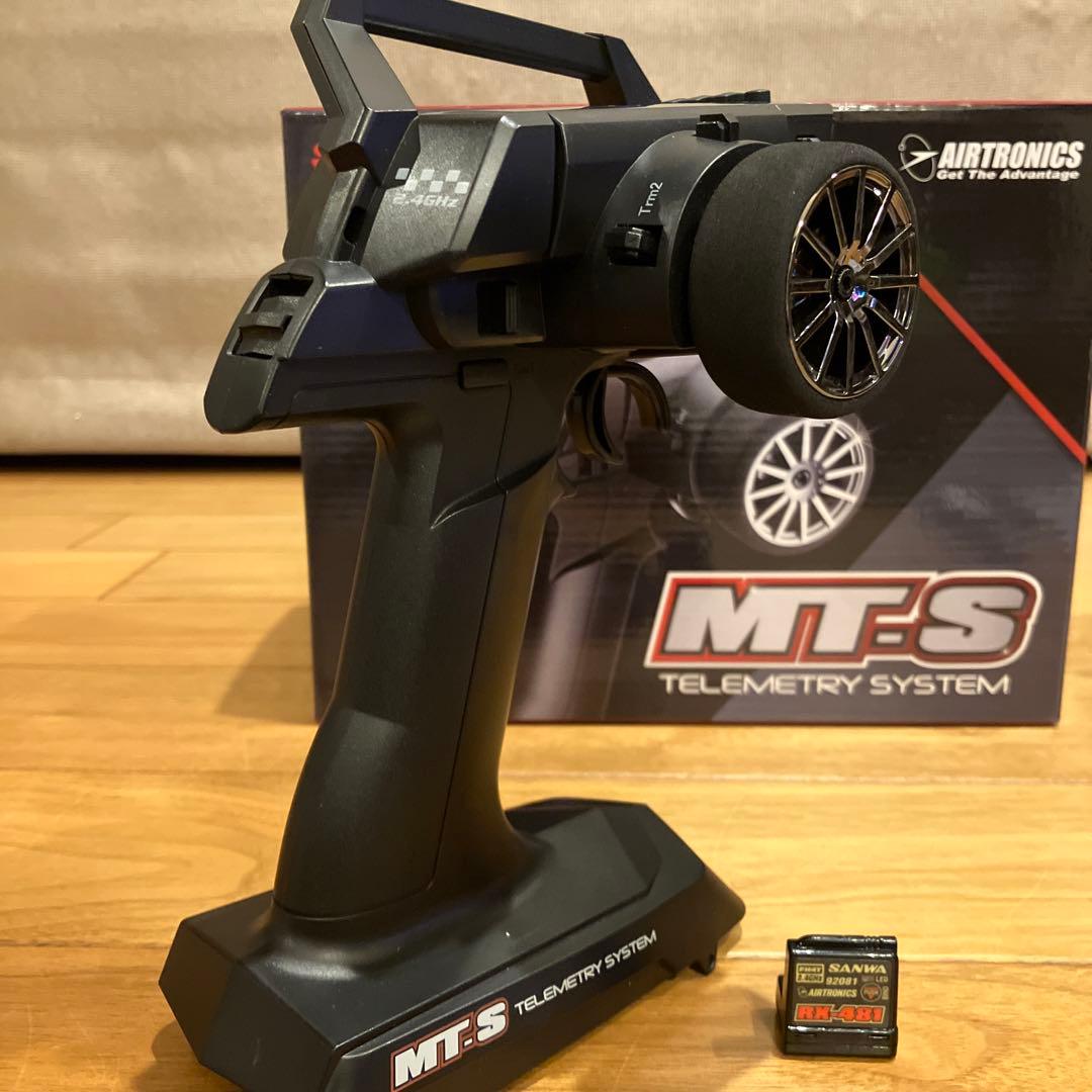 【使用少・美品】サンワ MT-S プロポ+受信機RX-481プライマリーコンボ