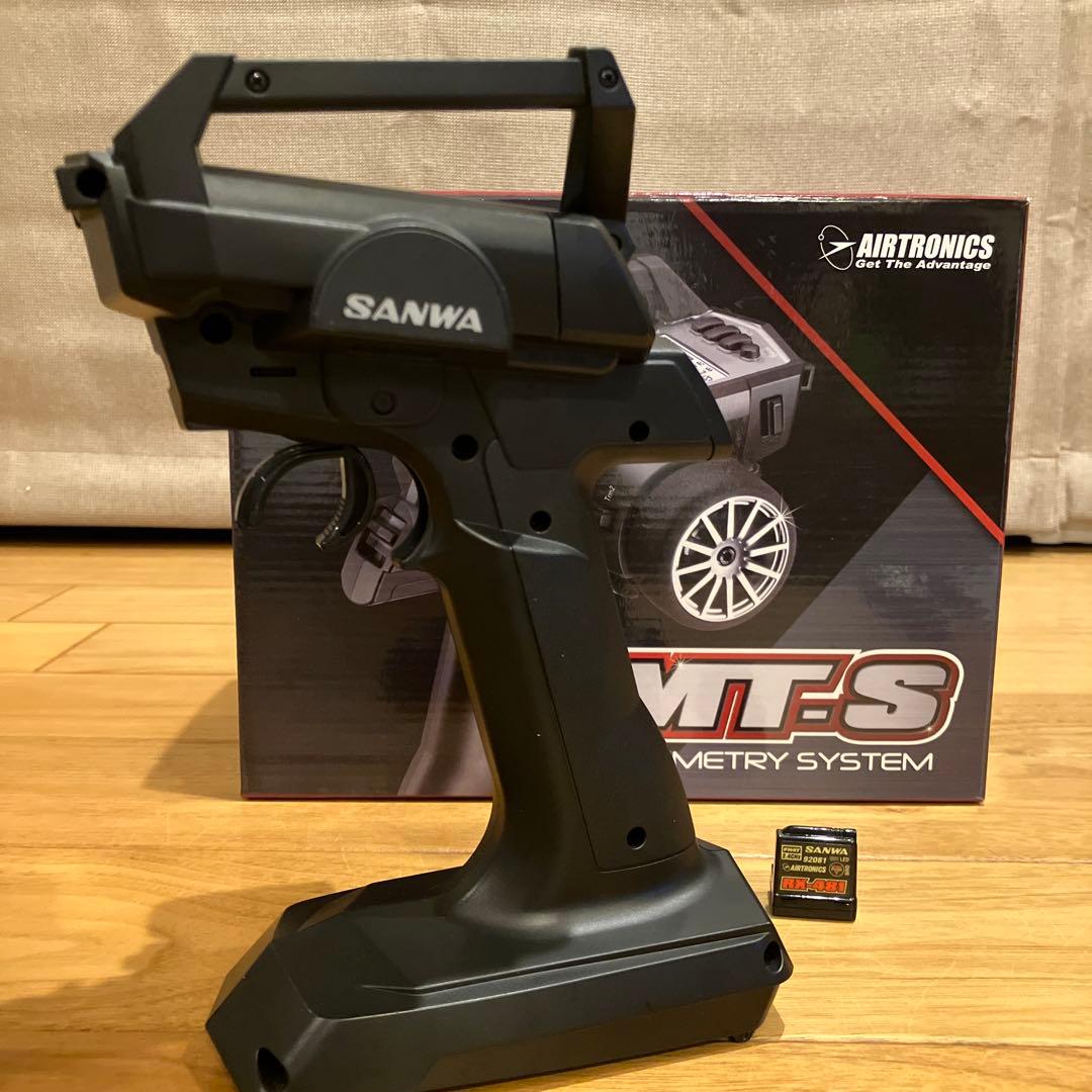 【使用少・美品】サンワ MT-S プロポ+受信機RX-481プライマリーコンボ