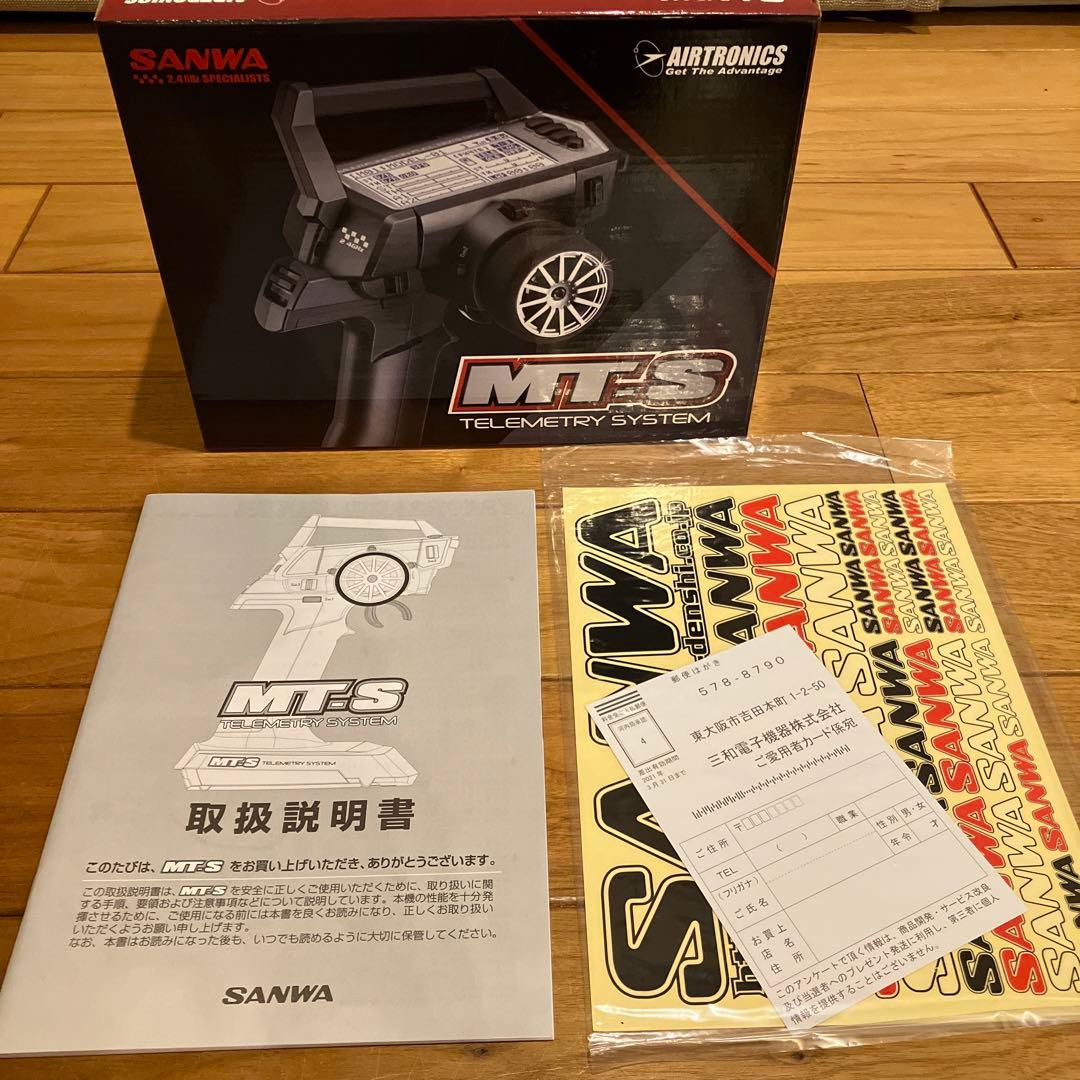 【使用少・美品】サンワ MT-S プロポ+受信機RX-481プライマリーコンボ