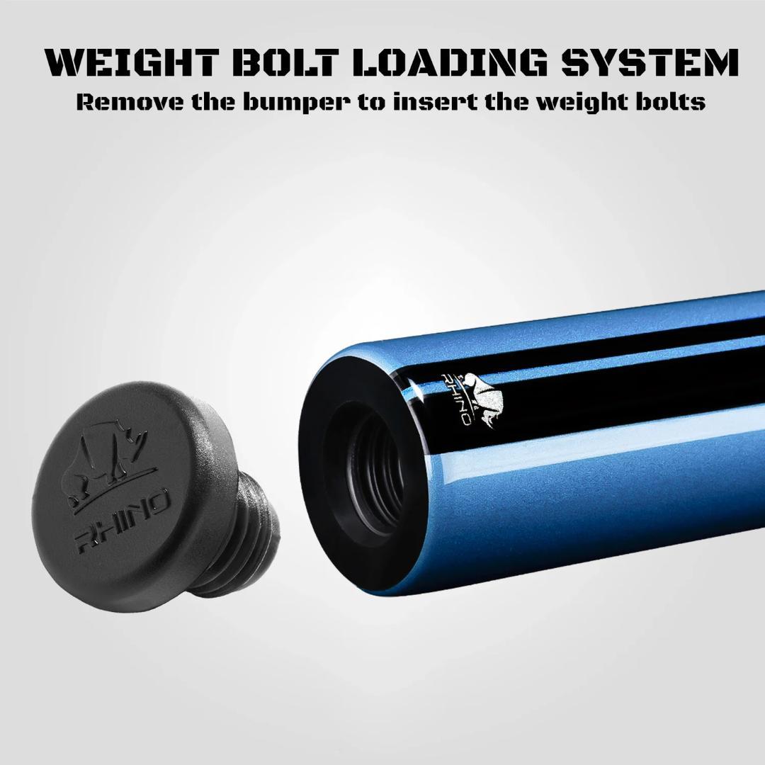 ※一押し【RHINO】NEBULA2 プールキュー ノーラップ -スカイブルー