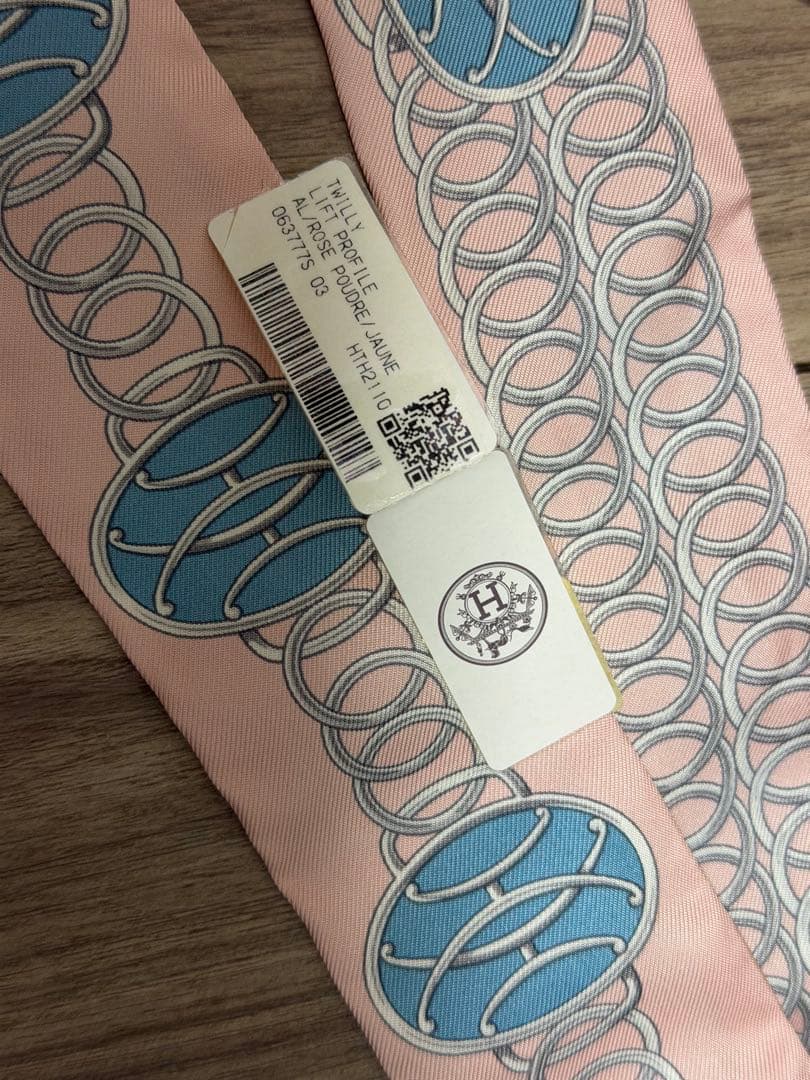 即日発送 未使用 HERMES ツイリーリフトプロフィール ピンク
