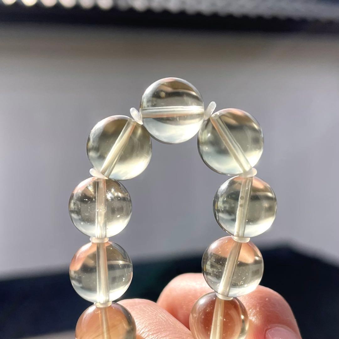 高品質 大玉 モルダバイト 鑑別書 リビアングラス ブレスレット K18