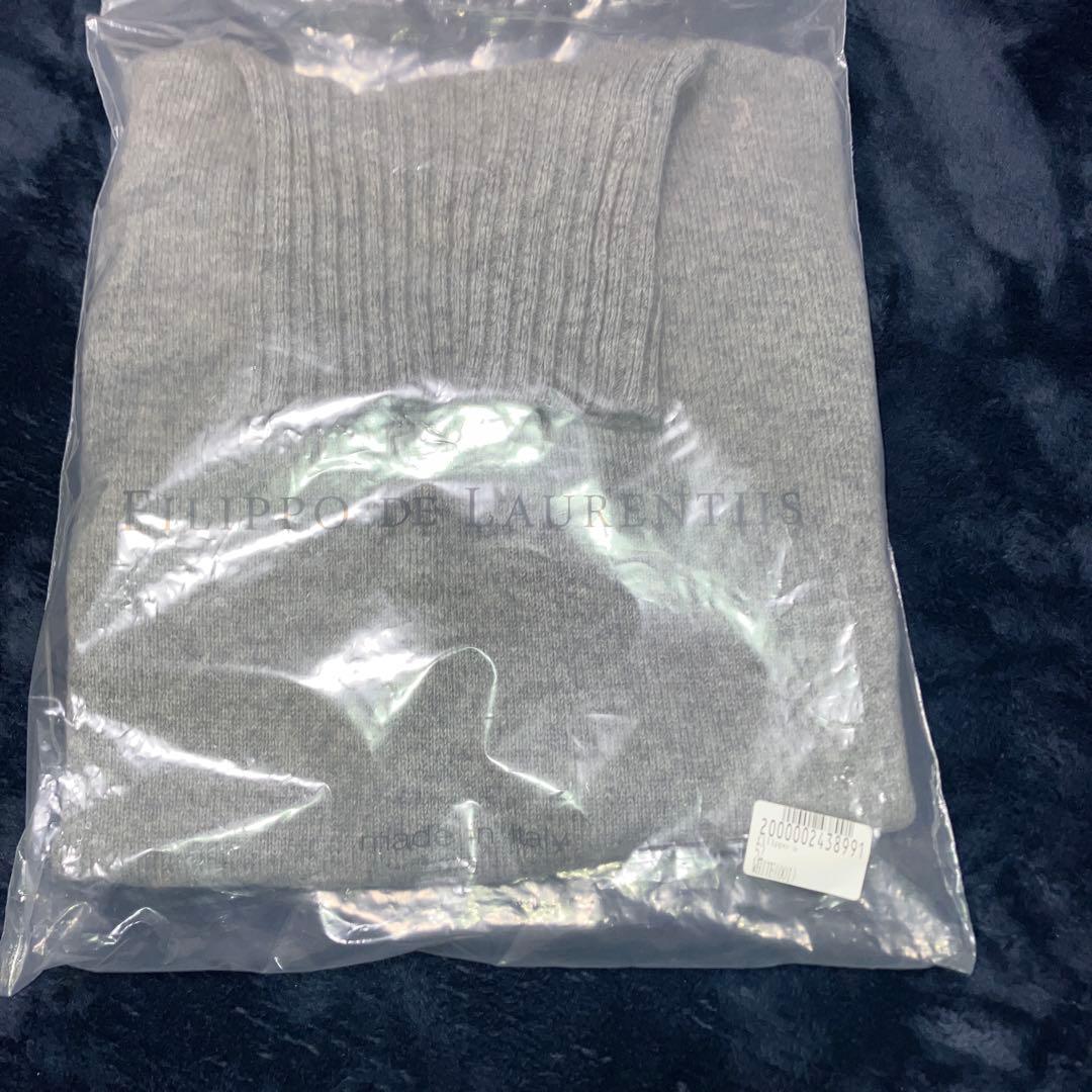 新品同様 フィリッポデローレンティス カシミヤ混 ウール セーター 2025