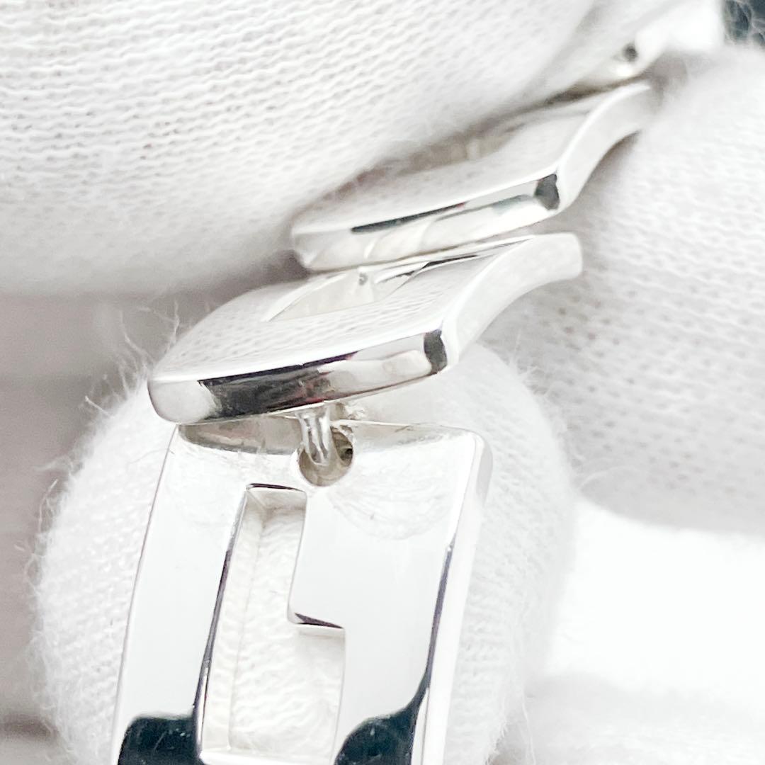 20極美品 グッチ GUCCI 925 ブレスレット シルバー メンズ Y713