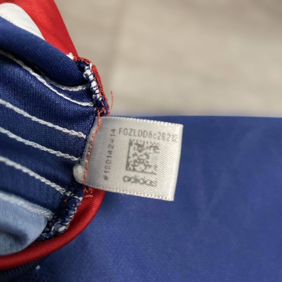 Adidas JFAサッカー日本代表 エンブレム刺繍 ユニフォーム 勝色 M