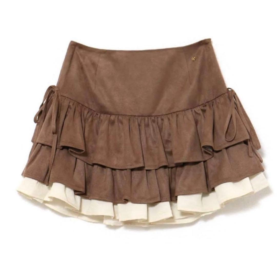 andmary Mel gather skirt brown M - メルカリ