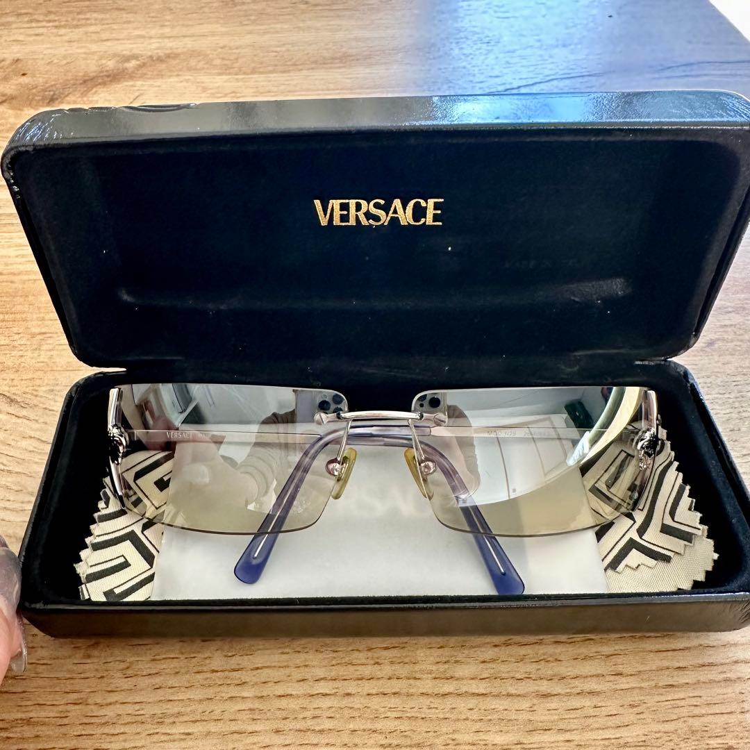 VERSACE クリアレンズ サングラス - メルカリ