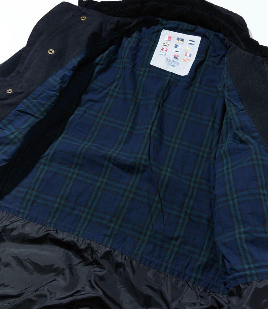 新品★NAUTICAノーティカヴィンテージライク クラッシュドダックコート