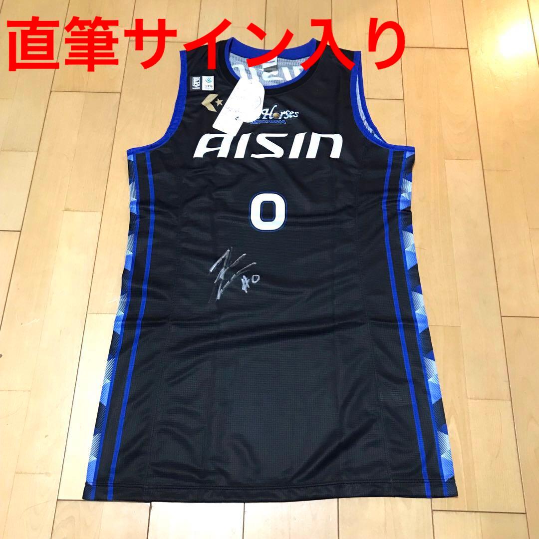新品 Bリーグ シーホース三河 ザック・オーガスト 直筆サイン ユニフォーム