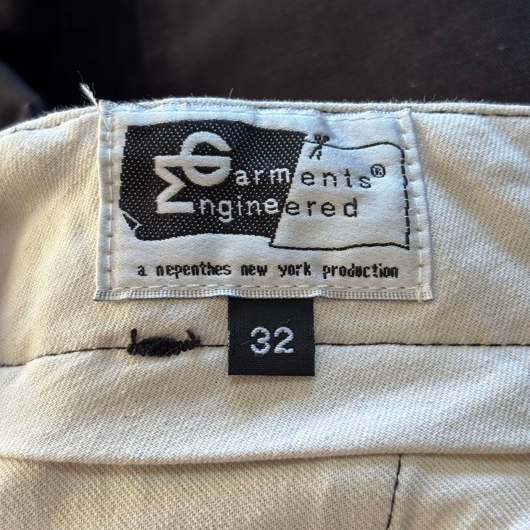 【超希少】エンジニアードガーメンツ ダブルニー ペインターダックパンツ ブラック