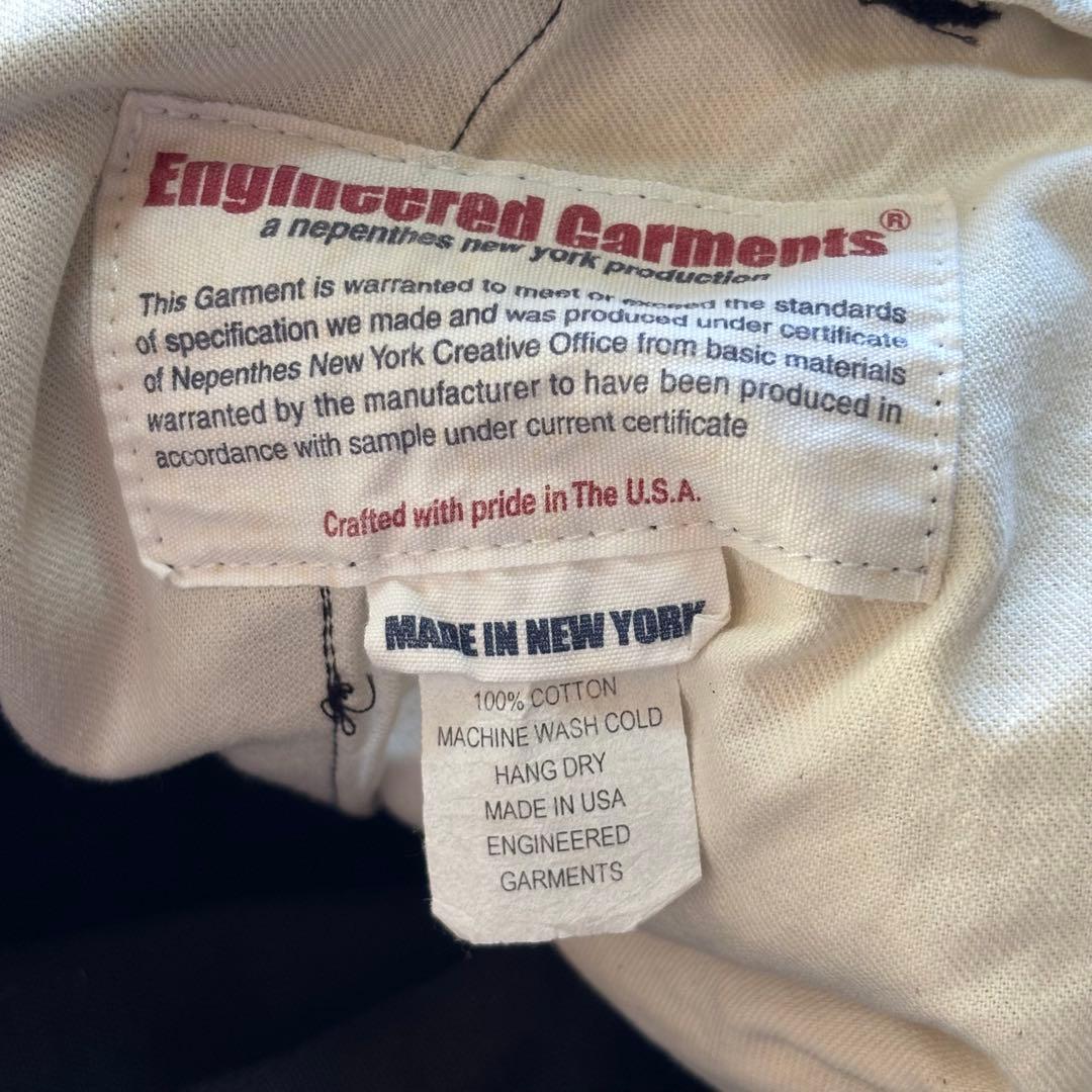 【超希少】エンジニアードガーメンツ ダブルニー ペインターダックパンツ ブラック