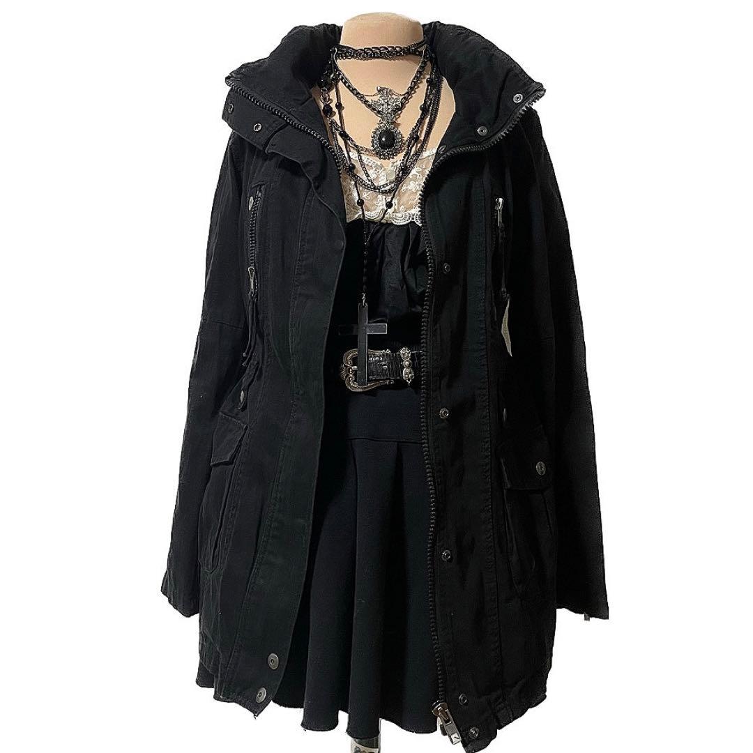 Y2K 平成ギャル 平成ファッション ギャル 平成レトロ モッズコート 00