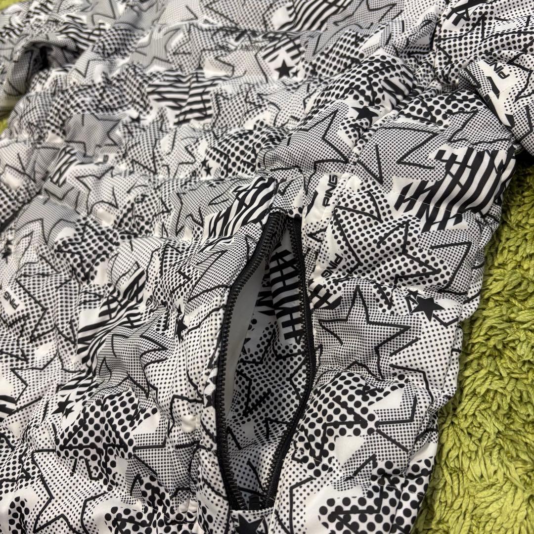 【PING】ピン 中綿プルオーバー スニード 星柄 総柄 Mサイズ