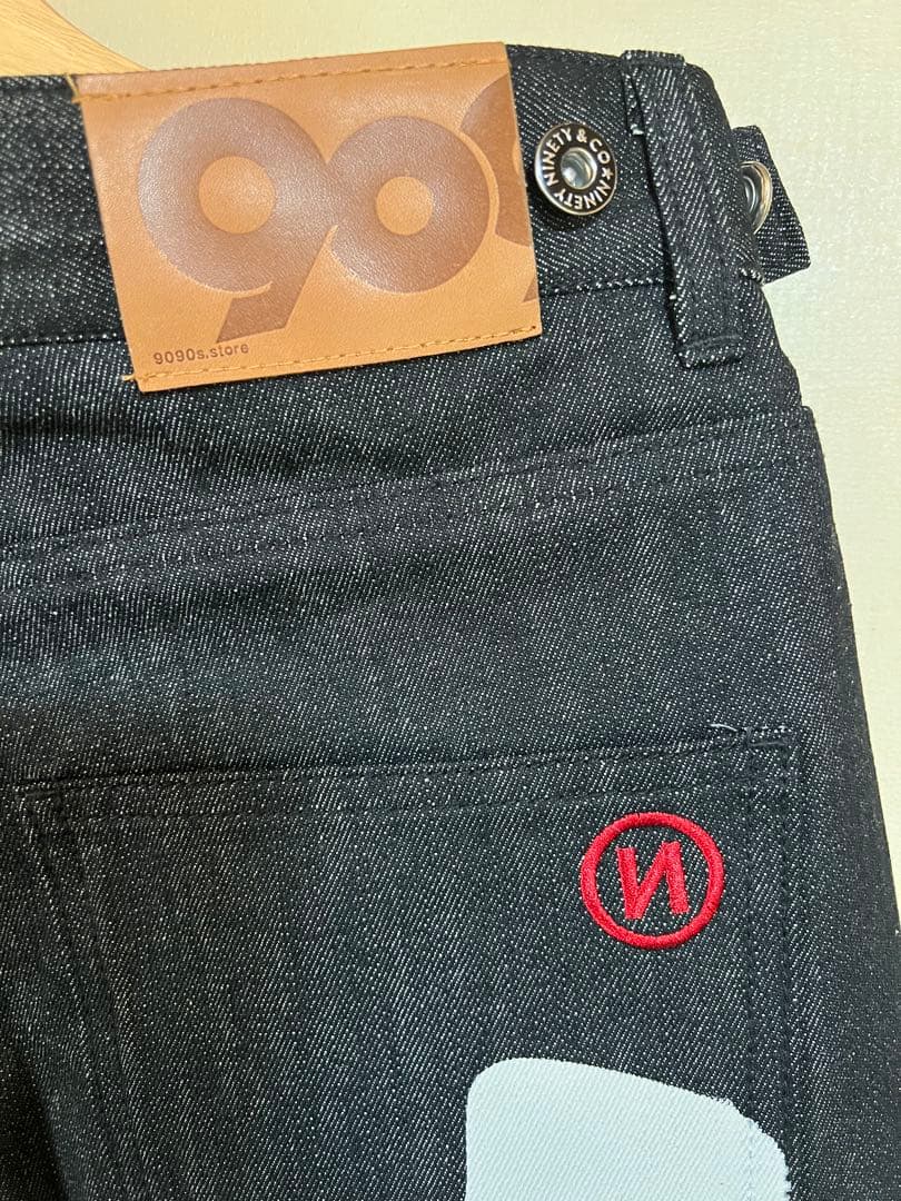 9090 Bone Rigid Denim Pants　デニム イエロー