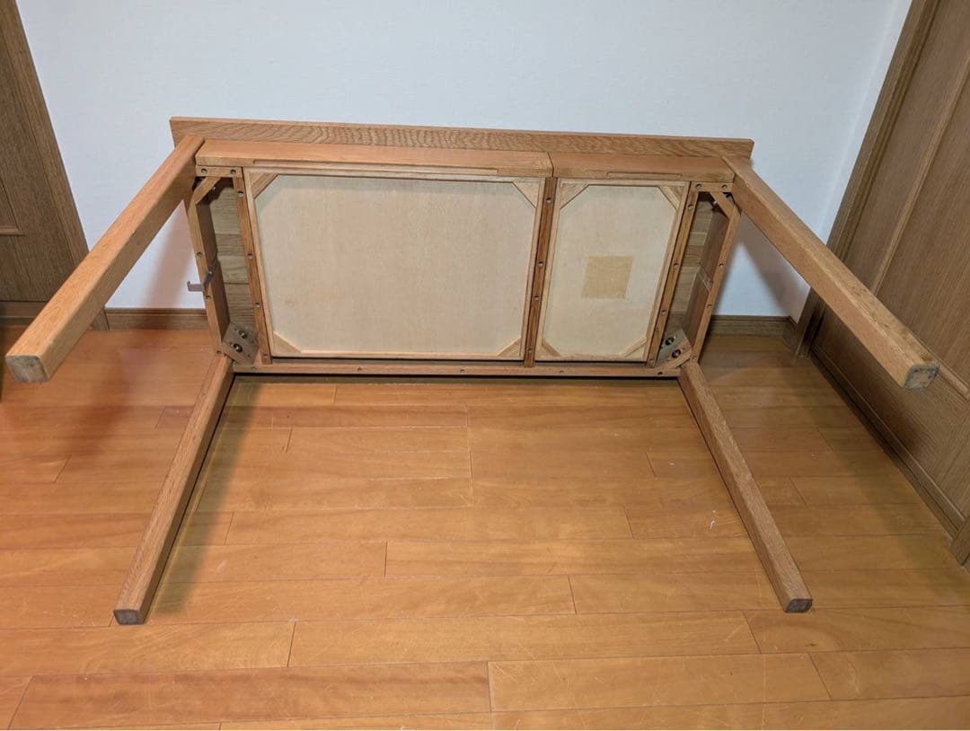 ■送料込■無印良品 木製デスク オーク材 110 事務 学習 勉強机 テーブル