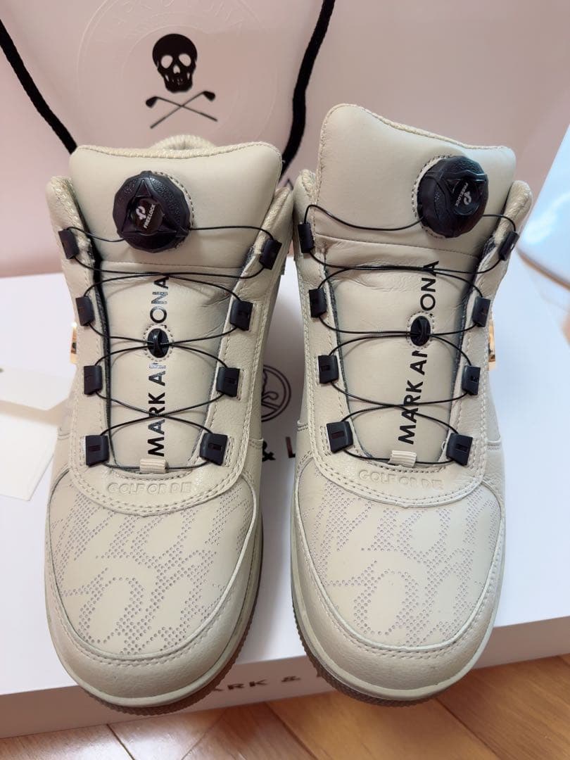 MARK & LONA ゴルフシューズ ホワイト 男女兼用