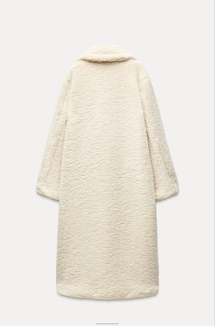 arisa様専用 ZARA ロング丈ボアコート - メルカリ