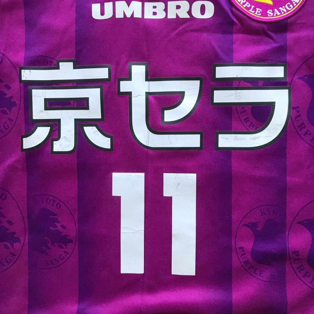 2000(H)京都パープルサンガ #11 三浦知良 ユニフォーム フルスポンサー