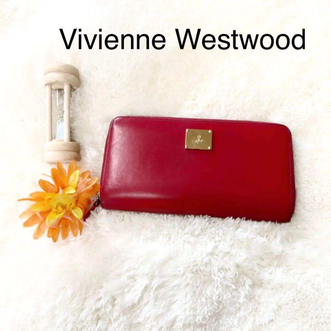 Vivienne Westwood ヴィヴィアン 長財布♡ 赤 レッド - メルカリ