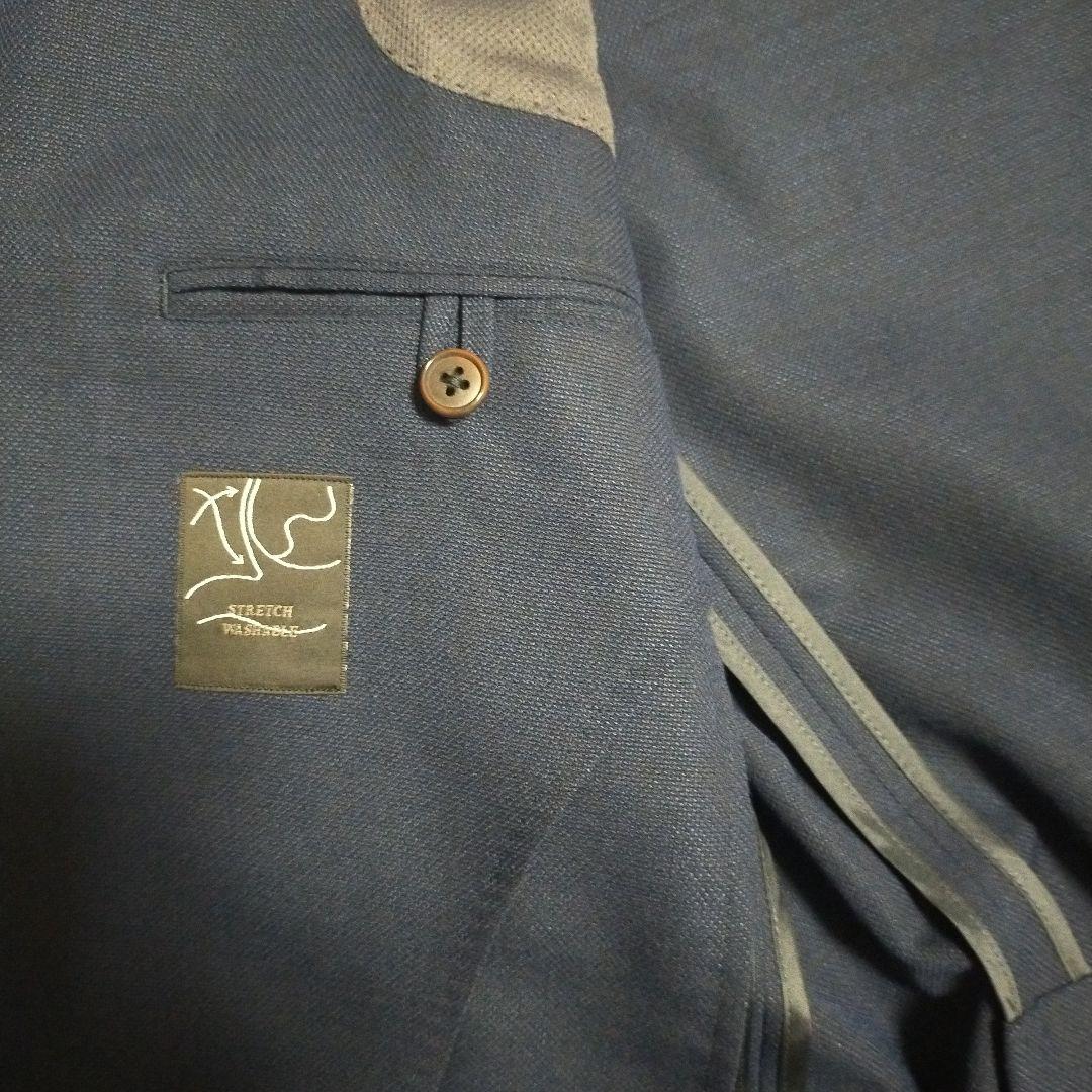 スーツスクエア ウォッシャブルジャケット／ブルー175cm 4Drop