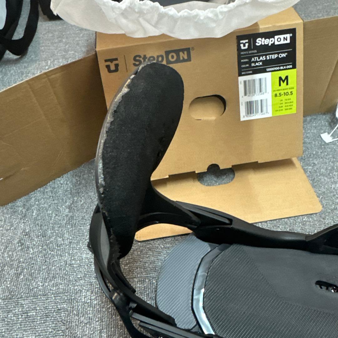 ATLAS STEP ON ビンディング ブラック M