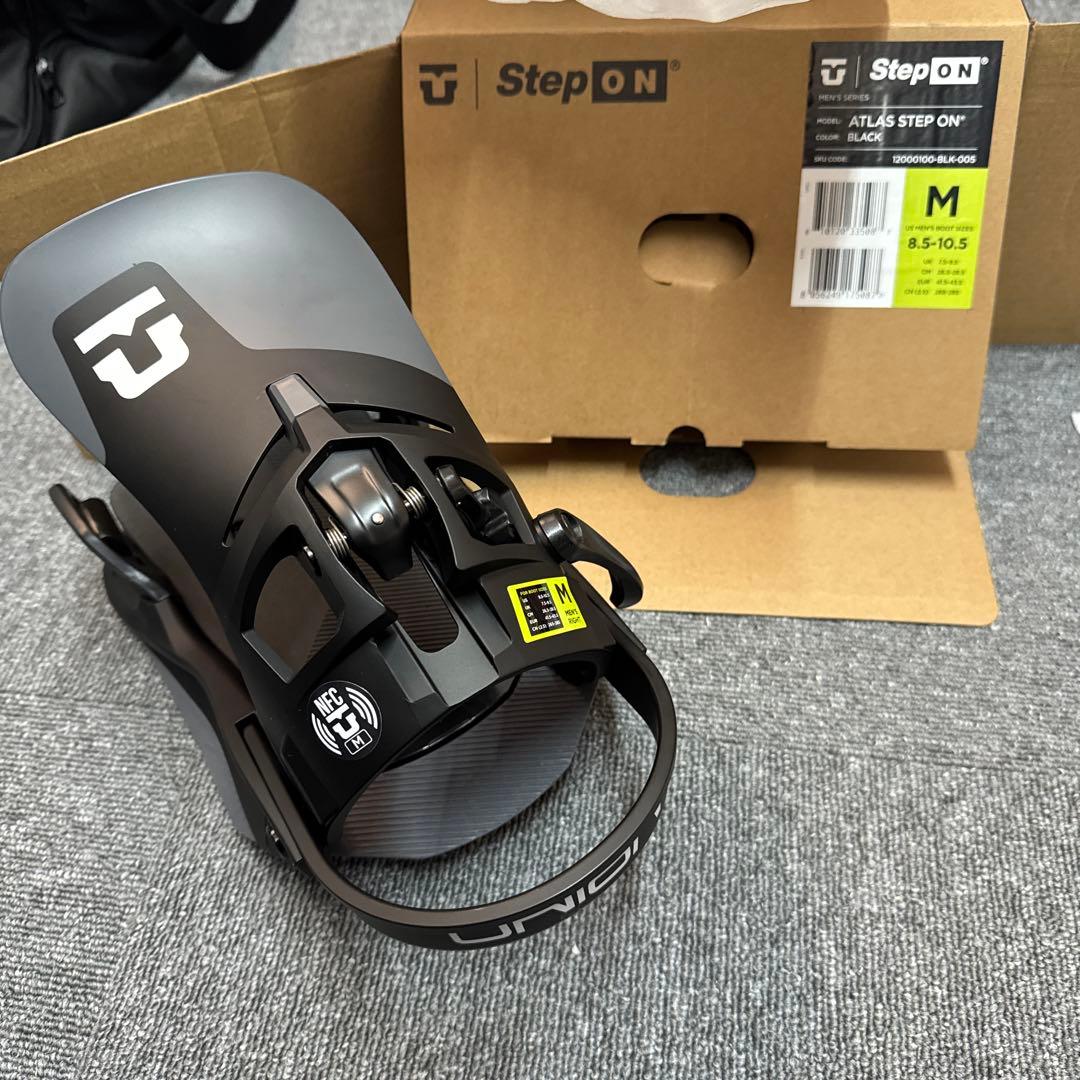 ATLAS STEP ON ビンディング ブラック M