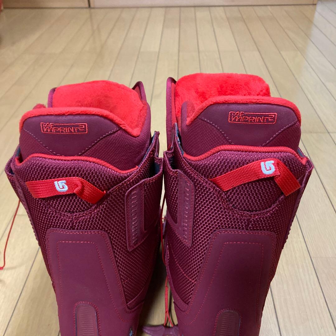 Burton スノーボードブーツ 赤