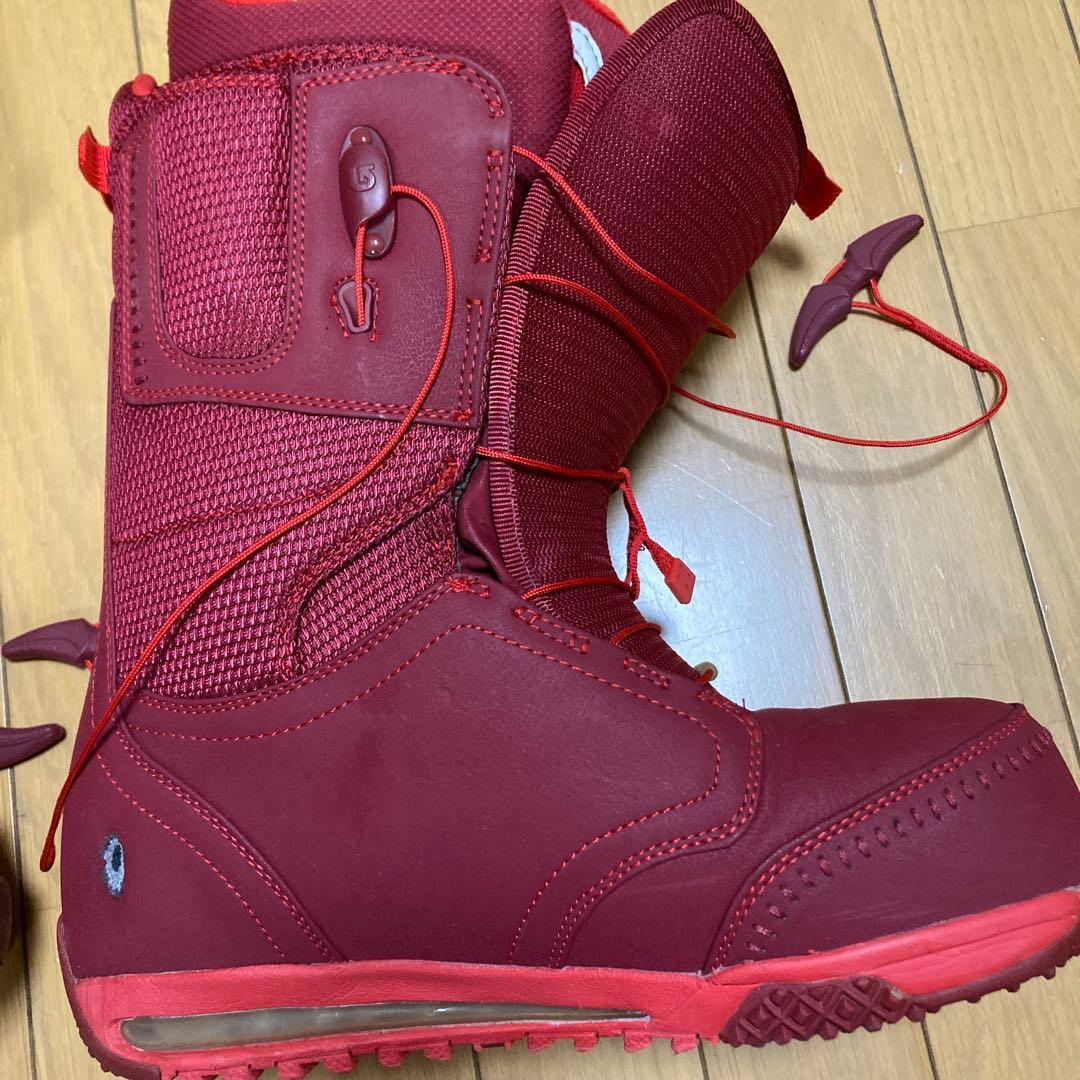 Burton スノーボードブーツ 赤