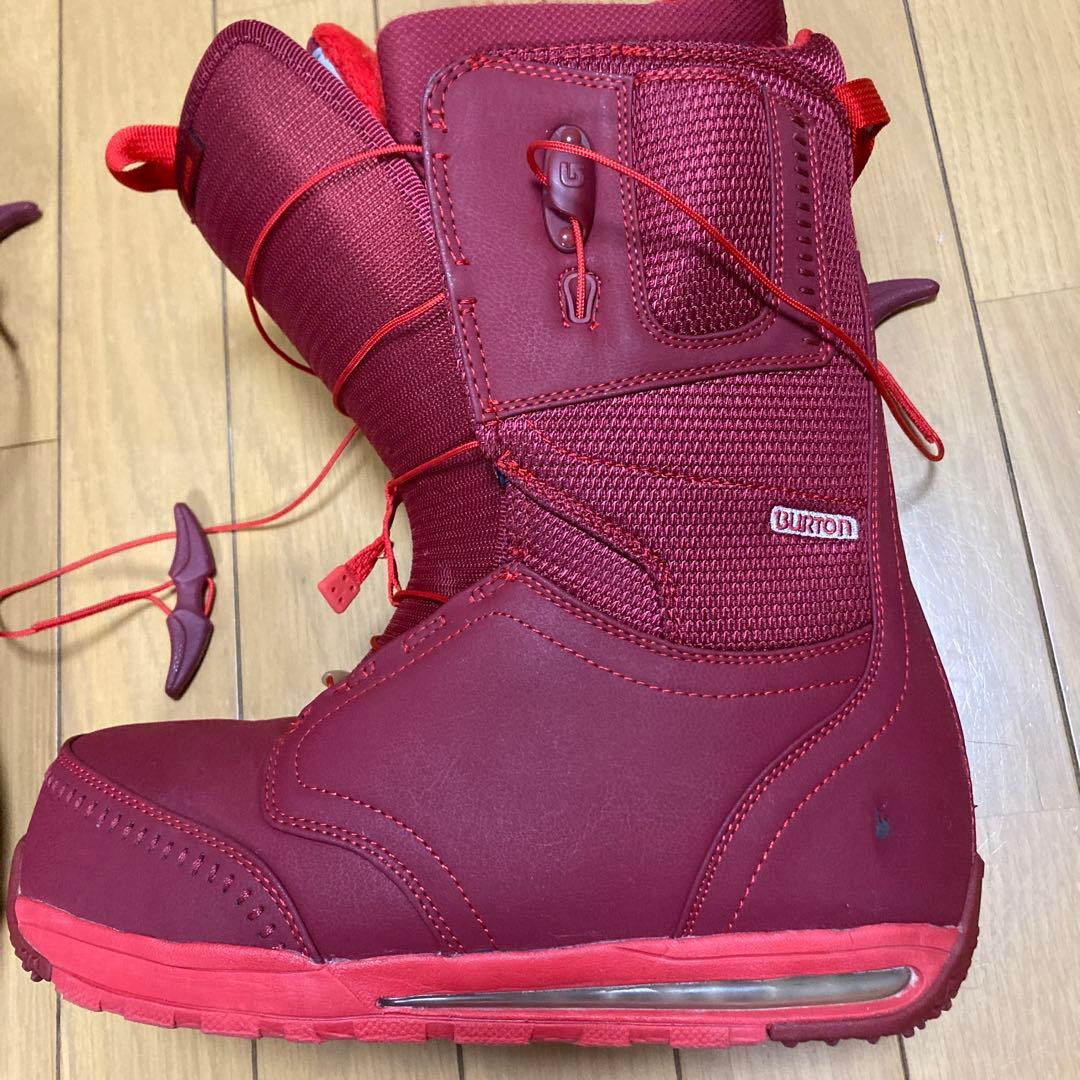 Burton スノーボードブーツ 赤