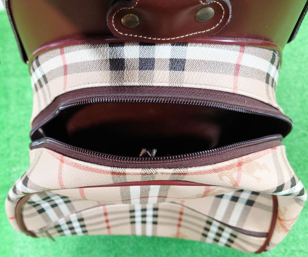 バーバリー(Burberry)キャディバッグ《8.5型》ノバチェック ベージュ