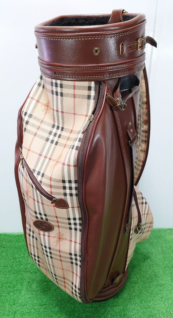 バーバリー(Burberry)キャディバッグ《8.5型》ノバチェック ベージュ