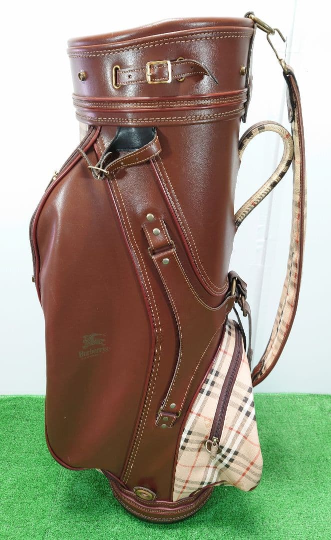 バーバリー(Burberry)キャディバッグ《8.5型》ノバチェック ベージュ