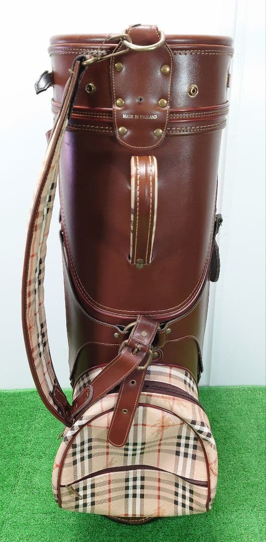 バーバリー(Burberry)キャディバッグ《8.5型》ノバチェック ベージュ