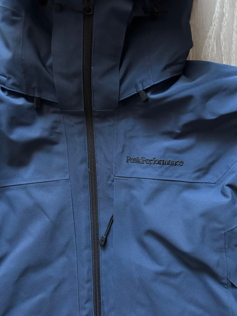 美品 ピークパフォーマンス シェル ジャケット パンツ セット ネイビー M