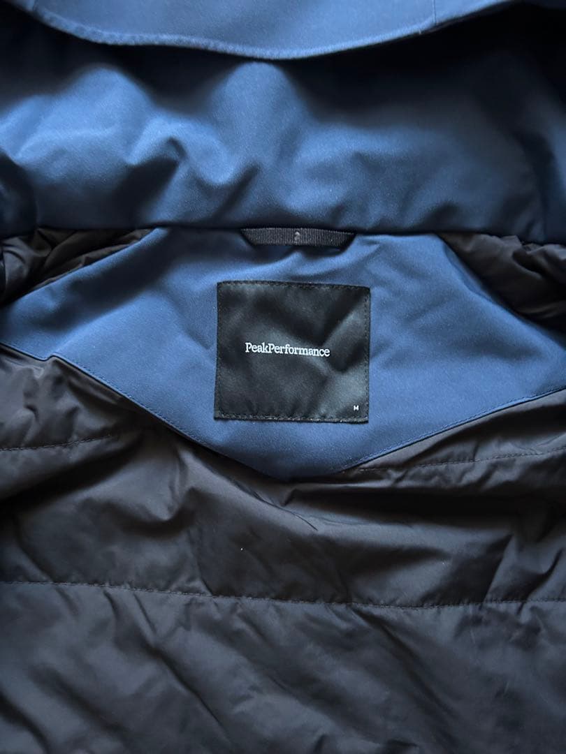 美品 ピークパフォーマンス シェル ジャケット パンツ セット ネイビー M