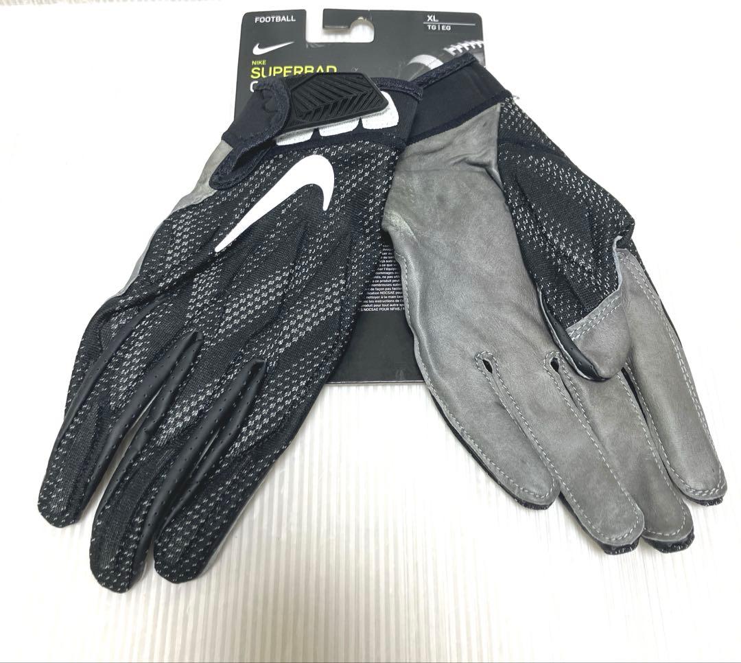 送料無料 新品 NIKE アメフト グローブSUPERBAD GLOVES XL