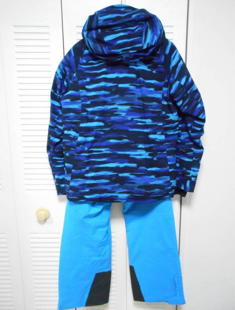 FABLICE スキーウェア ブルー 迷彩柄 Mサイズ - メルカリ