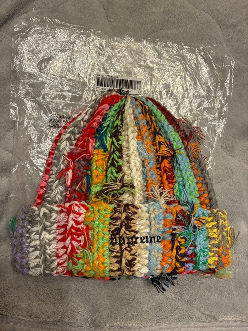 帽子 Supreme Hand Tied Beanie Multicolor