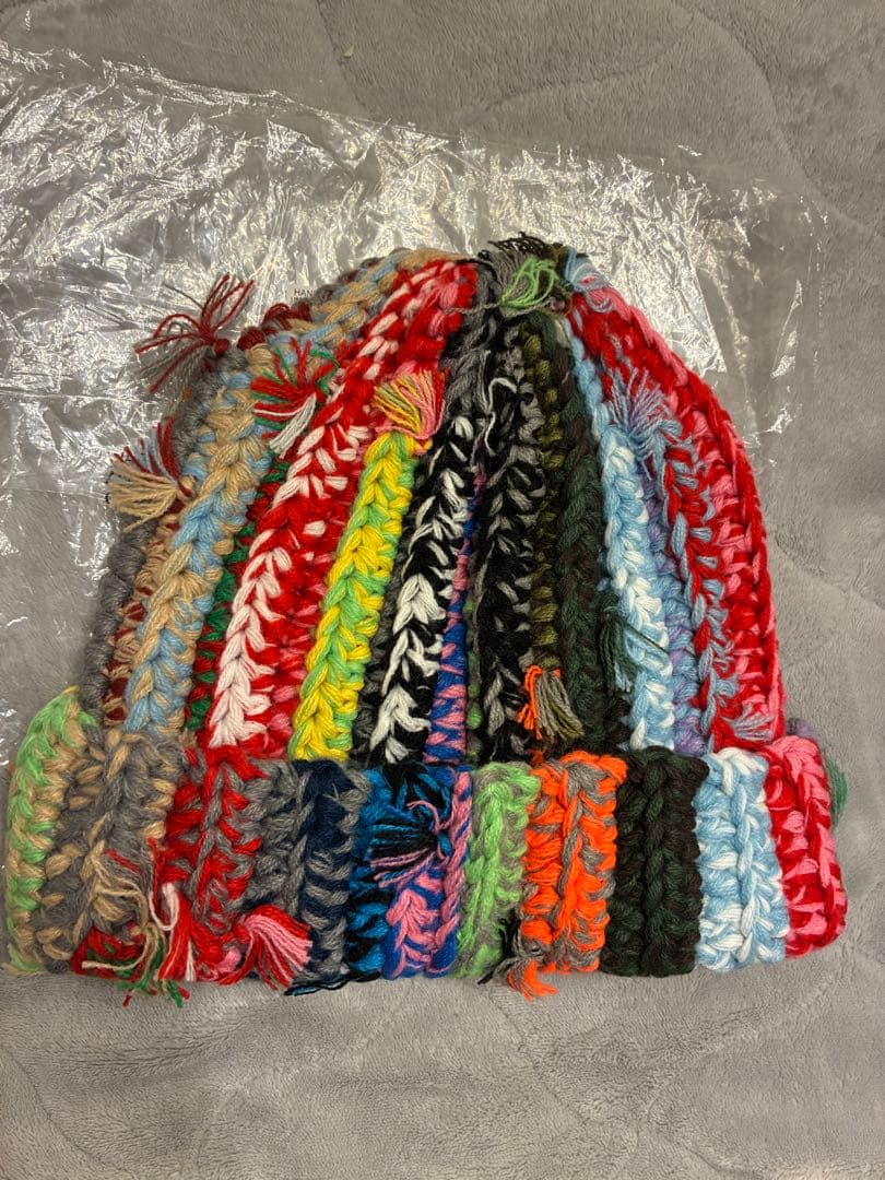 帽子 Supreme Hand Tied Beanie Multicolor