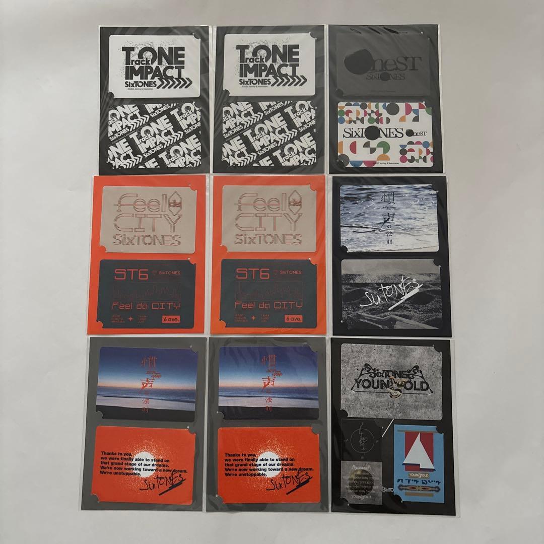 SixTONES ツアーステッカー セット - メルカリ