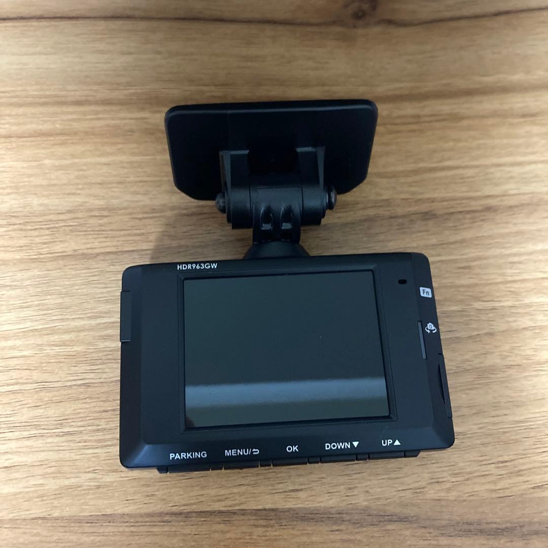 HDR963GW コムテックドライブレコーダー（フロント＆リアカメラ）