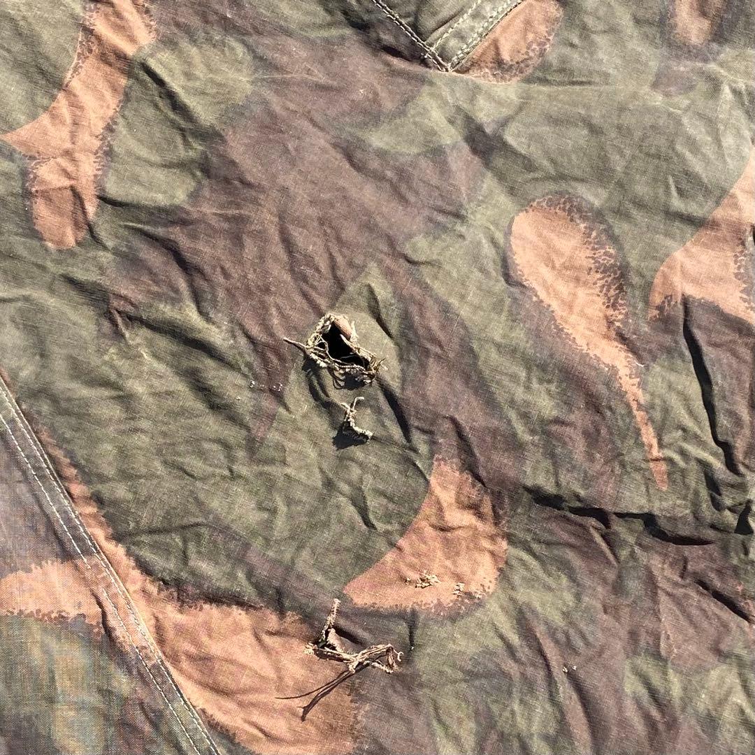 ハンガリー軍　軍幕　ポンチョ　１枚②　 迷彩　ハリケーンカモ　ミリタリー