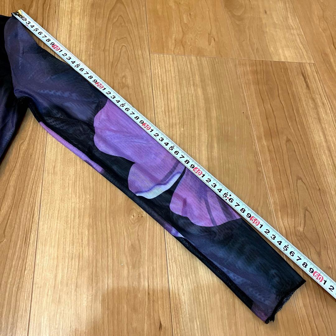 【新品・未使用】お得♡フラダンス タヒチアンダンス 社交ダンス 長袖ドレス 黒