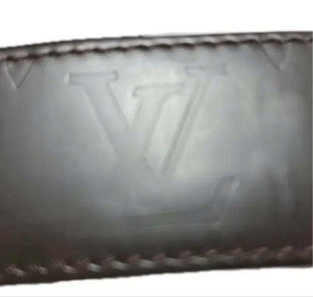 [LOUIS VUITTON] エンボスモノグラム　レザーブレスレット　男女兼用