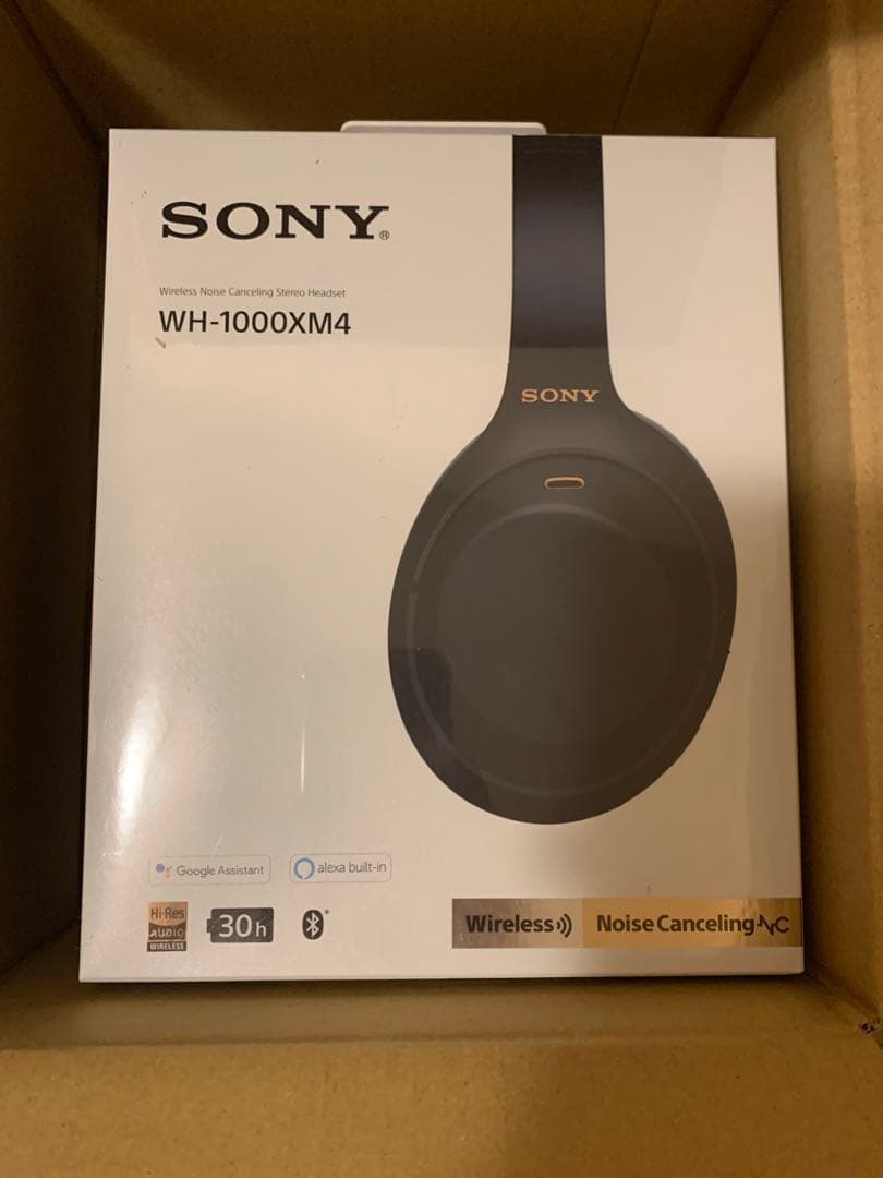 ソニー ワイヤレスノイズキャンセリングヘッドホン WH-1000XM4